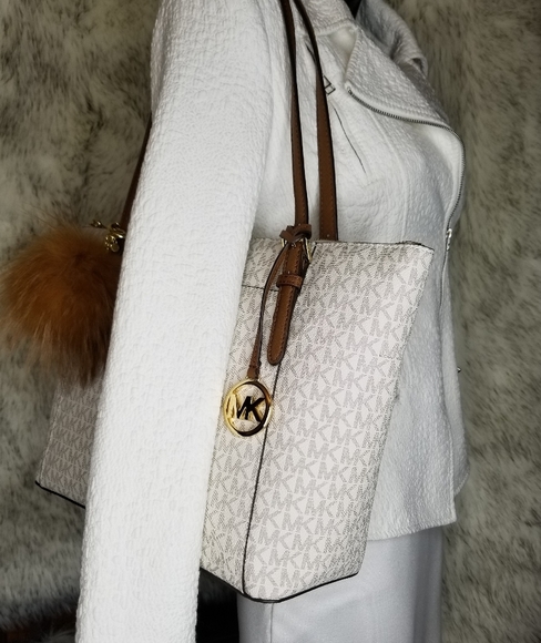 3PCS Michael Kors SET BAG WALLET + CHARMS - Picture 5 of 8